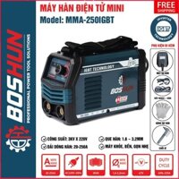 11 Máy Hàn Điện Mini BOSHUN BS-MMA220S, INVERTER IGBT, Lõi Đồng, Hàn Que 1.6-3.2mm