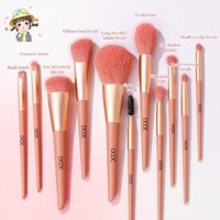 11 Miếng Trang Điểm Highlighter Kem Che Khuyết Điểm Phấn Nền Blush Loose Powder Brush Pha Trộn Phụ Nữ Dụng Cụ Làm Đẹp