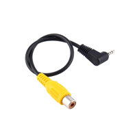 1*1 PC Bền Adapter Video GPS AV Cáp Chuyển Đổi Dây 2.5 Mm Stereo Jack Nam Cắm RCA dây Cáp RCA AV Liên Kết