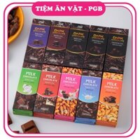 11 Thanh Socola đen nguyên chất và socola sữa FIGO 20gr các vị, Quà tặng Valentine, Ăn vặt PGB