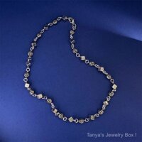 1106-MSMK Dây chuyền xúc xắc hoa đồng chất lượng cao sang trọng nhẹ nhàng cho nữ Hip Hop mát mẻ đa năng quà tặng cho nam nữ Ngày lễ tình nhân Ngày của mẹ Vợ Người yêu Bạn gái