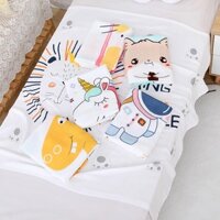 110cm * 110cm 2 Lớp Mềm Tre Cotton Bé Muslin Swaddle Chăn Sơ Sinh Trẻ Em Quấn Trẻ Sơ Sinh Xe Đẩy Bao Khăn Điều Dưỡng