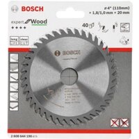[110mm] Lưỡi Cưa Gỗ Bosch 40 Răng 110x20xT40 2608644190