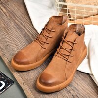 11.11 free Giày Boot Nam Da Bò Thời Trang Cá Tính uy tín Uy Tín 2020 Az1 x hot ` * ◦ ࿑