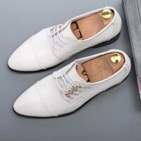 11.11 free Giày Tây Nam Mũi Nhọn Sang Trọng Thời Trang uy tín Uy Tín 2020 Az1 x hot ` * ◦ ; '