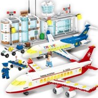 1113 Người Bộ Sưu Tập Tương Thích Lego Chiếu Sáng Phiên Bản Lớn Boeing 747 Máy Bay Hành Khách Lớn Khối Xây Dựng Mô Hình Máy Bay Lắp Ráp Đồ Trang Trí Đồ Chơi Quà Tặng 3.14