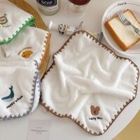 [1121 Mua Lại] Khăn Rửa Mặt Cho Bé Sơ Sinh Siêu Mềm Không Dính Cotton Nguyên Chất Khăn Tay Nước Bọt Khăn Trẻ Em Tắm Cho Bé Khăn Vuông Nhỏ