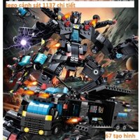 [1137 CHI TIẾT] BỘ ĐỒ CHƠI XẾP HÌNH LEGO CẢNH SÁT ĐẶC CHỦNG 1137 MẢNH GHÉP, 67 TẠO HÌNH