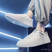 [1166 người khen ngợi] Giày Trắng thoáng khí mùa hè Giày nam giày thể thao tăng chiều cao chống trượt 2025 Giày nam thời trang dễ phối đồ