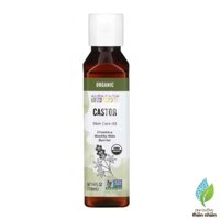 [118ml] Dầu Thầu Dầu Hữu Cơ Aura Cacia Organic Skin Care Castor Oil, 118ml