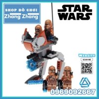 [119 hình] Xếp hình Star Wars 4 lính Geonosis Troopers battle đại chiến Lego Minifigures K-004