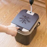 [11.9000 Lời khen ngợi của mọi người] Bình trà Trà nhựa Thùng đựng nước thải gia đình Thùng rác Thùng đựng trà Kung Fu Bình thoát nước Bộ trà Phụ kiện Thùng trà20250223