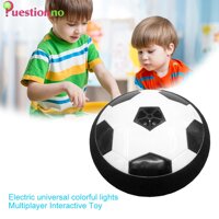 11cm Air Power Soccer Disc Flashing Colorful Light Kids Children Indoor Football Interactive Sports Toys