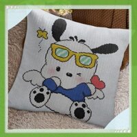 11ct Eco-Cotton Thread Nhân vật hoạt hình Bộ làm gối thêu chữ thập 40x40cm [aigoni.vn]