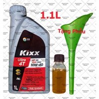 1.1L Dầu nhớt xe số Kixx Ultra 4T 10w40 1100ml ( 1.1L ) + Tặng 1 phễu thay nhớt– Shopnhottot