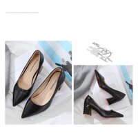 12-12 Giày Cao Gót 5cm Công Sở Sang Chảnh - Hàng Fullbox QC Xin Sò