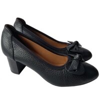 12-12 Giày Cao Gót Nữ Công sở Da Bò BIGBEN GCG9