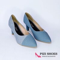 12-12 Giày công sở nữ cao gót vân kẻ cao 5CM - P547