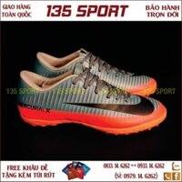 12-12 NEW HOT- Giày Đá Bóng Mercurial Victory VI CR7 Xám Cam TF bán chạy Đẹp