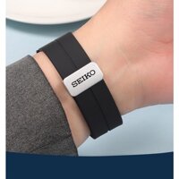 12 / 14 / 16 / 18 / 20 / 22mm Dây đeo silicon Sost có khóa từ tính cho Seiko 5 SKX007 SKX009 Vòng đeo tay thay thế