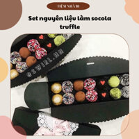 [12-14 viên] Set Nguyên Liệu Làm Socola Truffle Valentine KÈM HƯỚNG DẪN CHI TIẾT