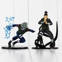 12-15cm 2 Phong Cách Naruto Hình Hatake Kakashi Nara Shikamaru PVC Nhân Vật Hành Động Đồ Chơi NarutoColllectible Mô Hình Búp Bê