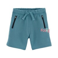 [12-15kg ; 20-27kg ; 41-47kg] Quần Short Da Cá Oskos Bé Trai - Xanh Ngọc Đậm