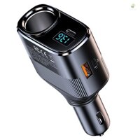 12-24v Với Suv Và Bộ Chuyển Đổi Led Cổng Chia Nguồn Màn Hình Xe Pd45w + type-c + usb Màn Hình Led Xe 145w Power