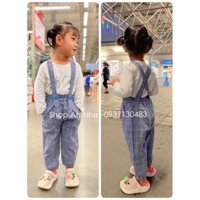 12-33kg SET BỘ ÁO THUN QUẦN YẾM DÀI CHO BÉ GÁI CỰC DỄ THƯƠNG