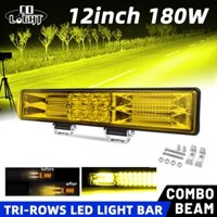 12-40Inch Trị Hàng 8D LED Bar Offroad Led Bar Combo Dầm Trắng Vàng Led Làm Đèn thanh Cho Xe Tải SUV 4X4 12V 24V