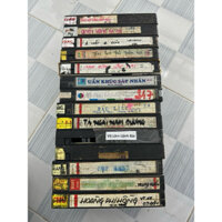 12 Băng VHS phim lẻ Hong Kong có Tiếng Việt