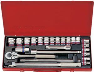 Bộ tuýp 24 chi tiết hệ inch Kingtony 4526SR01, 1/2″