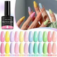 12 Cái 7.3Ml Spring Bright Macaroon Candy Nail Polish Gel Set - Easter Limited Edition Nail Gel Kit dành cho Nữ - DIY Home Salon Nail Art