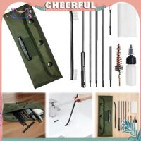 12 Cái / bộ Bộ Dụng Cụ Vệ Sinh Súng Bắn Súng Bộ Bàn Chải Súng Trường Cho .22LR .223 .257