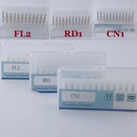12 Cái / hộp Nha Khoa Ngọn Lửa Đá Trắng Đánh Bóng FG Burs Điểm Mài Mòn Bur Phù Hợp Với Tay Cầm Tốc Độ Cao CN1 RD1 FL2