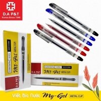 12 Cât Bút Nước My-Gel 0.5mm (xanh, đen, đỏ) chính hãng Hàn Quốc