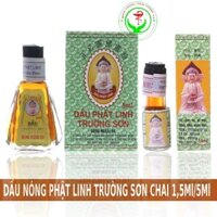 12 chai Dầu Gió Phật Linh Trường Sơn Chai 1,5ml/5ml