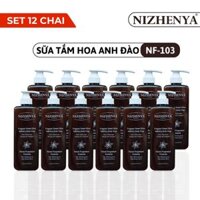 (12 CHAI) SỮA TẮM HƯƠNG NƯỚC HOA CHIẾT XUẤT HOA BÁCH HỢP - 800ML