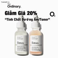 [1/2 Chai] The Ordinary Bộ Tinh Chất Dưỡng Ẩm/Toner - Axit Lactic 5% + HA / Axit Hyaluronic 2% + B5 - 2×30ml (Có Bán Lẻ)