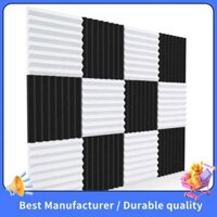 12 Chiếc Bảng Xốp Acoustic, Cách Âm Nêm Cách Âm Tấm Cách Âm, Cho Phòng Chơi Game Trần Studio, 2.5X30X30cm