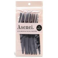 12 chiếc Dao cạo mặt cho nữ và nam giới, Tông đơ lông mày & Máy cạo râu mặt cho nữ, Tẩy lông mặt cho nữ và nam giới, Dao cạo da mặt dành cho nữ