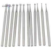 12 Chiếc Mở Miệng Cốc Burr - 3 / 32In Shank Mở Miệng Cốc Hình Dây Tròn Bit Trang Sức Thiết Lập Lapidary Làm Bits
