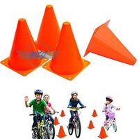 12 Cột hình nón 18cm màu cam cho các hoạt động giao thông lái xe đá banh