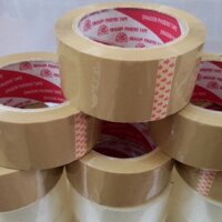 12 cuộn băng dính vàng gói hàng (Loại mỏng)