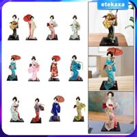 12 "Geisha Nhật Bản Thu Nhỏ Các Bức Tượng Nhỏ Sưu Tập Búp Bê Phương Đông Dân Tộc