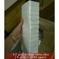 12 gói bông ngoáy tai siêu đại