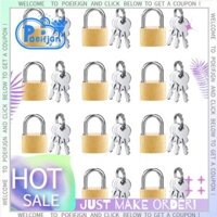 12 Gói Mini Ổ Khóa Nhỏ Khóa Đồng Chắc Chắn Khóa Mới Với 3 Chìa Khóa Cho Khóa Hành Lý, Ba Lô, Khóa Tủ Tập Gym, Khóa Vali