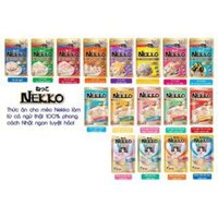 12 gói sốt mèo Nekko 70gr mix vị