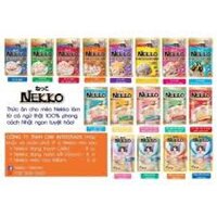 12 gói sốt mèo nekko 70gr mix vị