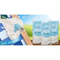 12 HỘP x 1 LÍT Sữa tươi nguyên kem Greendale
